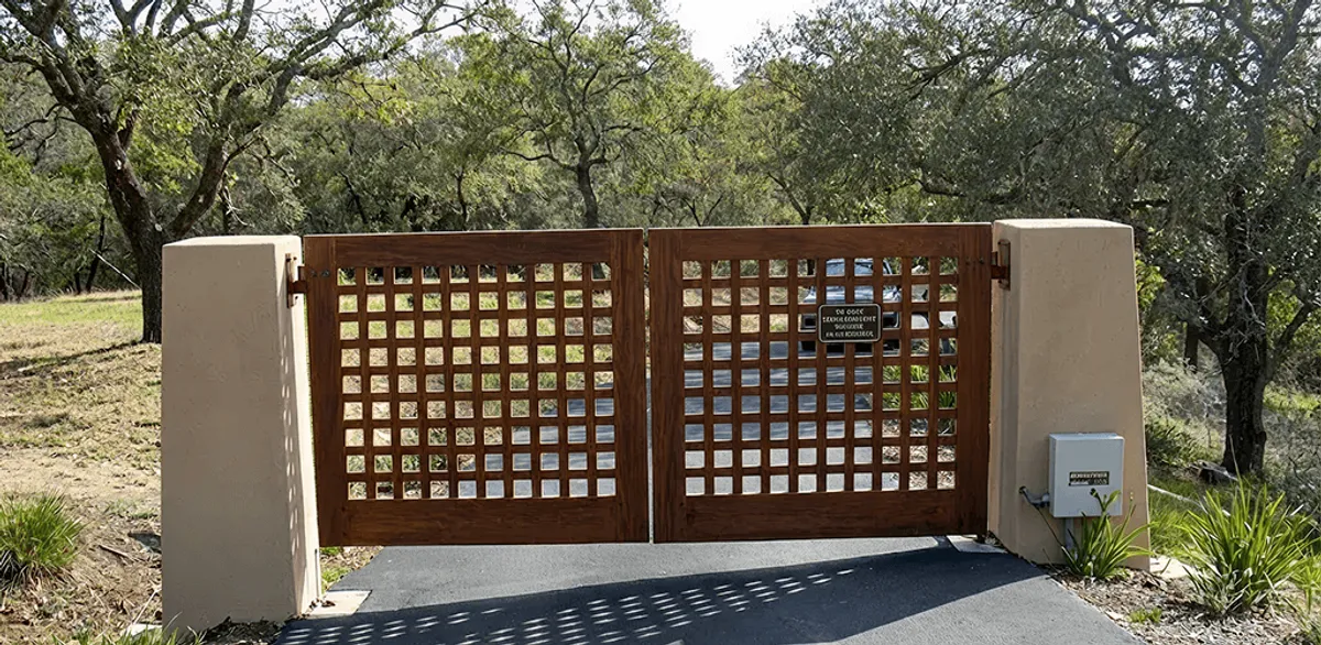 Driveway gate installation for a residential property in Henderson, NV