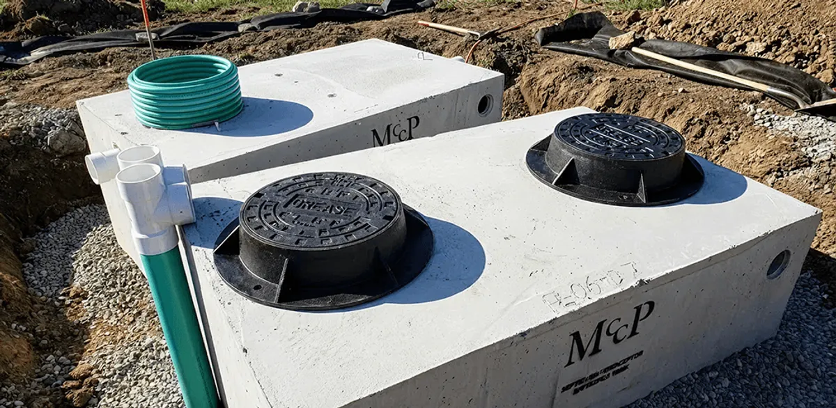 Grease trap installation unit set in place for drainage protection in Henderson, NV